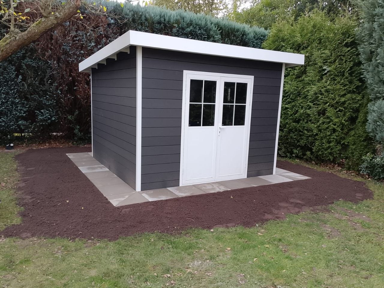 Gartenhaus mit Fundament